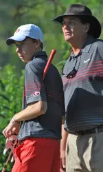 Lee McCoy and Coach Chris Haack