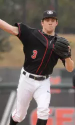 Sean McLaughlin threw five scoreless innings in a win over the Blue Hose.