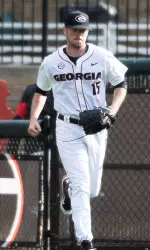 Senior Zach Waters earned his first win as a Bulldog Tuesday.