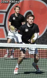 Austin Smith and Ben Wagland beat the nation's No. 2-ranked doubles team and the defending NCAA champions.