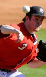 Sean McLaughlin pitched in to the 8th to help the Bulldogs sweep UT.