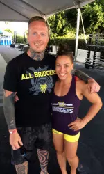 Emily and her fiancé Ben Benson (photo courtesy of crossfitterminus.com)