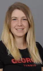 Freshman Ellen Perez clinched Georgia's 4-0 win Sunday against Duke.