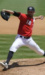 Ryan Lawlor was in a pitching duel Saturday at Foley Field.