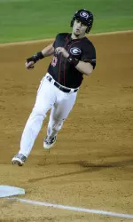 Danile Nichols blasted a three-run home run Sunday against Florida.