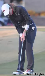 Manuela Carbajo Ré played her final 11 holes at 2-under on Friday.