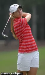 Manuela Carbajo Ré started her round with seven straight pars.