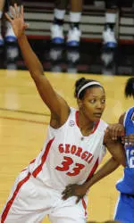 Angel Robinson opens play in EuroBasket for Montenegro on Thursday.