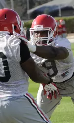 The Bulldogs held their shortest practice of preseason camp Wednesday as they prepare for their final scrimmage.