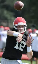 Brice Ramsey played in eight games for the Bulldogs last season. (Photo by John Kelley)