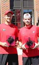 Doubles champions Ben Wagland and Austin Smith