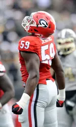 Jordan Jenkins finished with 5.5 tackles for loss against the Commodores.