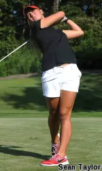 Bailey Tardy recorded her fourth par-or-better round of the season on Friday.