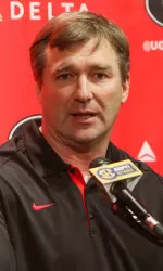 Georgia head coach Kirby Smart addresses the media at a press conference on Wednesday, Jan. 13, 2016, at the Butts-Mehre Heritage Hall in Athens, Ga. (Photo by Emily Selby)