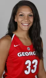 Mackenzie Engram is Georgia's top returning scorer with 8.2 points per game last season.