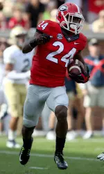 Junior Dominick Sanders has 10 career interceptions. (Photo by Jason Getz-USA TODAY Sports)
