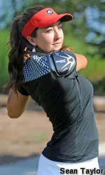 Jillian Hollis shot 73 on Tuesday and helped UGA complete its comeback win.