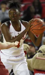 Caliya Robinson finished two points shy of her career high in scoring.