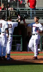 Keegan McGovern boosted his season RBI count to 11 with three runs driven in against Western Kentucky.