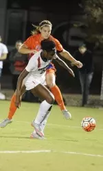 Maya Cherry in action against Florida.