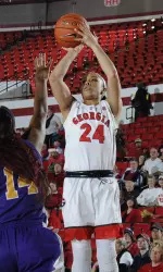 Marjorie Butler exploded for 16 points in the upset victory at Mizzou.