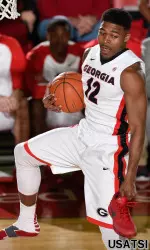 Kenny Gaines' one-handed rebound during last Saturday's win over Auburn.