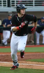 Freshman Adam Sasser had a hit, an RBI and scored a run Tuesday. (Photo by Emily Selby)