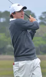 Georgia's Tye Waller during the second round of the Southeastern Conference Championship at Sea Island Golf Club's Seaside Course in St. Simons Island, Ga., on Saturday, April 16, 2016. (Photo by Steven Colquitt)