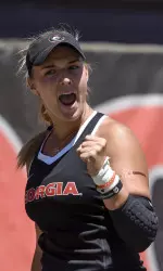Kennedy Shaffer clinched the match to put Georgia in a position to win another SEC crown.