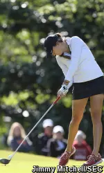 Jillian Hollis played the first 16 holes at even par on Friday.