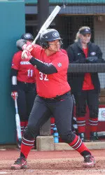 Tina Iosefa claimed the SEC and UGA record for single-season RBI with 86 on the season after adding three on Sunday.