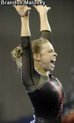 Morgan Reynolds competed in Georgia's final six meets of the season.