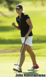 Bailey Tardy posted her 19th par-or-better score in 28 rounds this season.