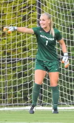 Louise Hogrell is a three-year starter for the Bulldogs. (Photo by Sean Taylor)