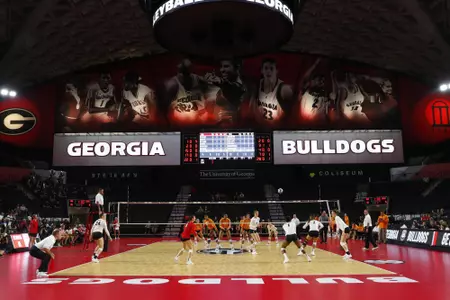 Georgia took on Tennessee at Stegeman Coliseum on Wednesday night, in the arena's first event since its renovation.