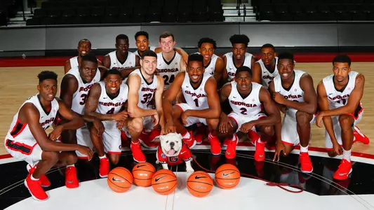The 2017-18 Bulldogs with UGA X.