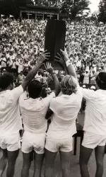 Georgia winning the 1985 NCAA men's team title was a very memorable moment. (Photo by Wingate Downs)