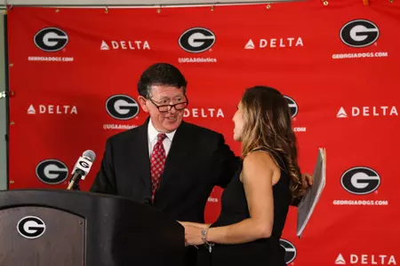 Courtney Kupets Carter press conference