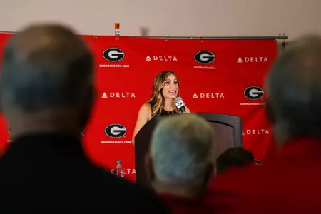 Courtney Kupets Carter press conference