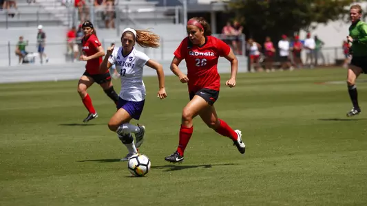 Katie Ryals was one of seven freshmen to play over the weekend.