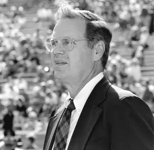Dr. Butch Mulherin at game in 1990s