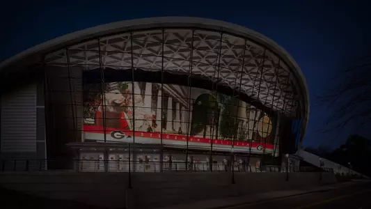 Stegeman Coliseum Exterior - Dark
