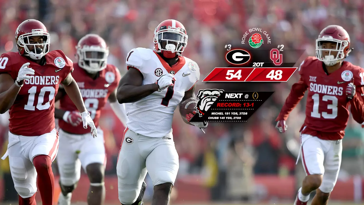 17FB Postgame - Rose Bowl vs. Oklahoma