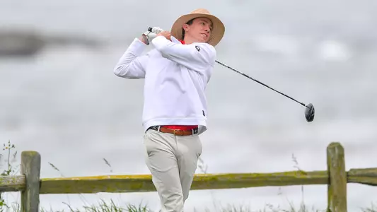 Georgia's John Hilliard Catanzaro during The Carmel Cup at Pebble Beach Golf Links in Pebble Beach, Calif., Aug. 31-Sept. 2. (Photo by John Weast)