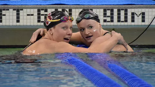 Georgia's Megan Kingsley during the NCAA Women's Swimming and Diving Championships in Columbus, Ohio, on Saturday, March 17, 2018. (Photo by Steven Colquitt)