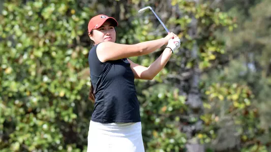 Georgia's Rinko Mitsunaga during the first round of the 46th annual Liz Murphey Collegiate Classic on the University of Georgia Golf Course in Athens, Ga., on Friday, April 13, 2018. (Photo by Steven Colquitt)