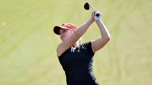 Georgia's Isabella Skinner during the first round of the 46th annual Liz Murphey Collegiate Classic on the University of Georgia Golf Course in Athens, Ga., on Friday, April 13, 2018. (Photo by Steven Colquitt)