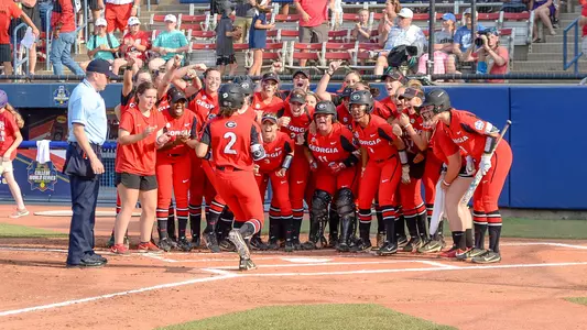 05/31/2018 2018 NCAA Women's College World Series. Georgia v Florida. Photo by Joshua R. Gateley