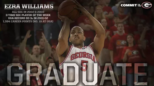 Fifteen years after he last played for Georgia, Ezra Williams is graduating.