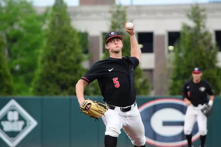 CJ Smith Pitching in Black